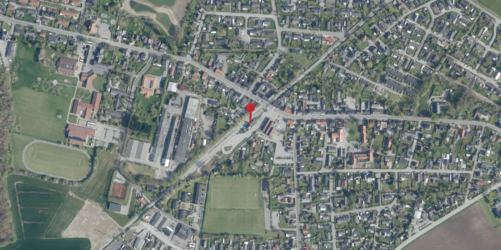 Historisk kort over Karise Station Historisk kort over Karise Station