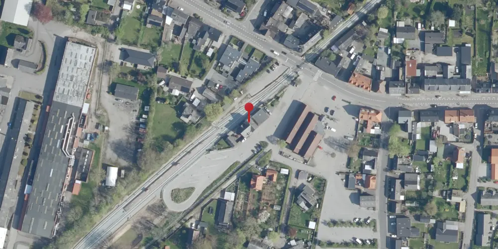 Historisk kort over Karise Station Historisk kort over Karise Station