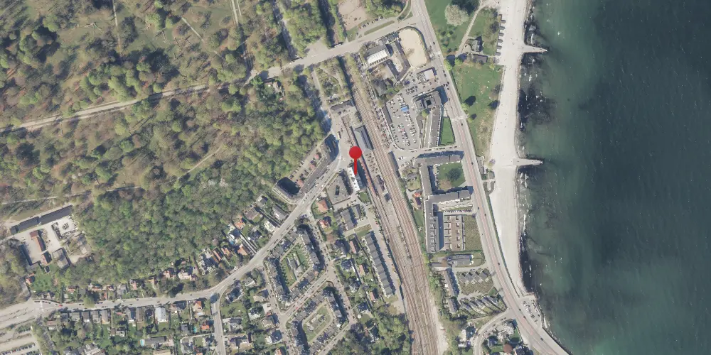 Historisk kort over Klampenborg Station Historisk kort over Klampenborg Station