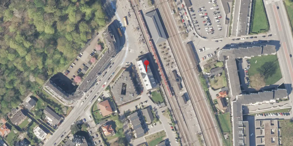 Historisk kort over Klampenborg Station Historisk kort over Klampenborg Station