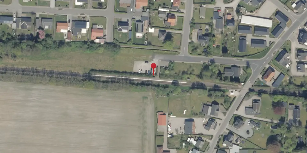 Historisk kort over Kliplev Trinbræt