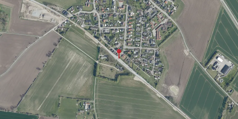 Historisk kort over Klippinge Trinbræt