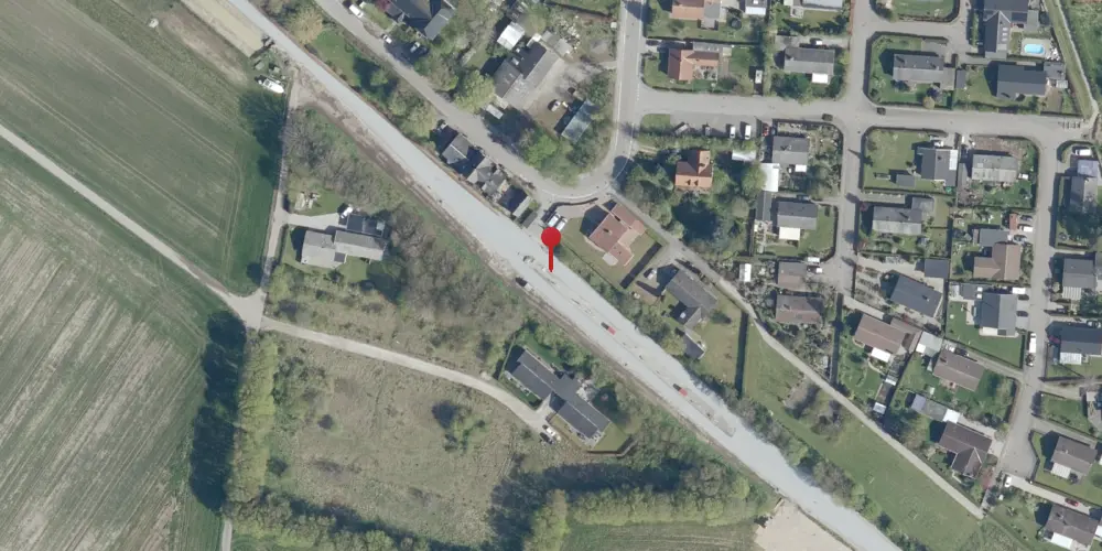 Historisk kort over Klippinge Trinbræt