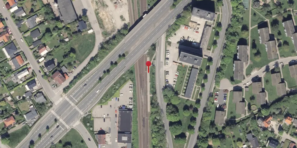 Historisk kort over Kongsvang Trinbræt [1994-2016]