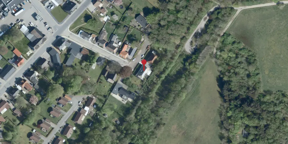 Historisk kort over Krogager Station