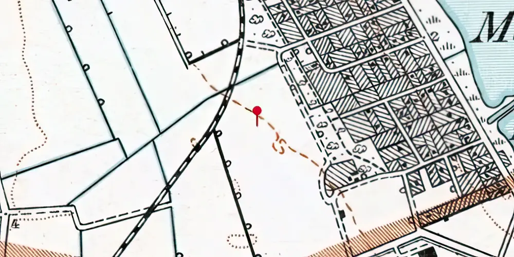 Historisk kort over Københavns Lufthavn Station Historisk kort over Københavns Lufthavn Station