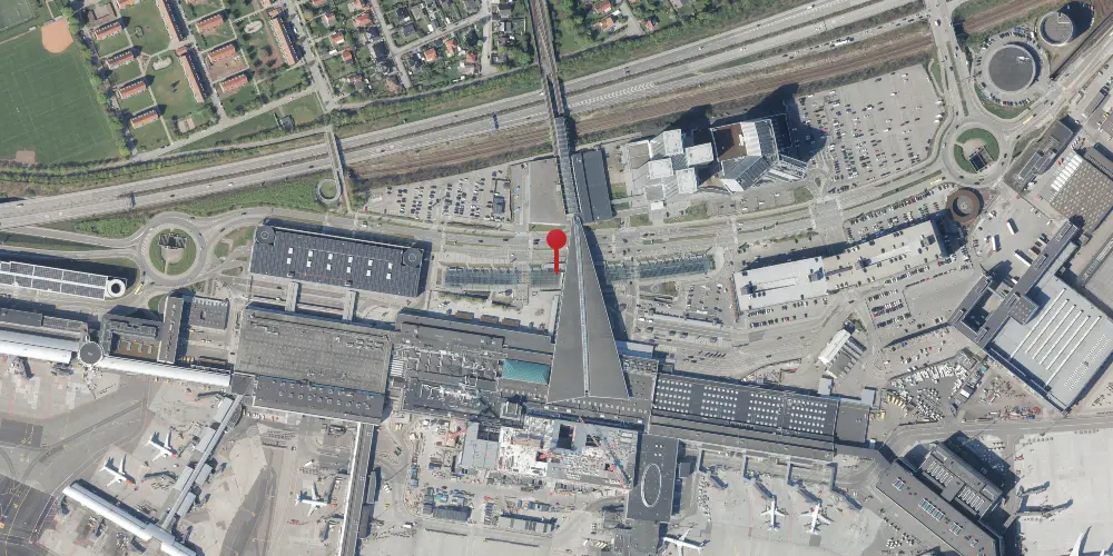 Historisk kort over Københavns Lufthavn Station Historisk kort over Københavns Lufthavn Station