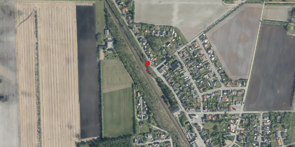 Historisk kort over Kølkær Teknisk Station