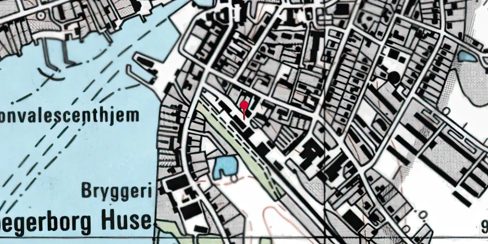 Historisk kort over Skælskør Station Historisk kort over Skælskør Station