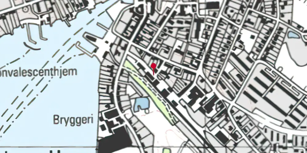 Historisk kort over Skælskør Station Historisk kort over Skælskør Station