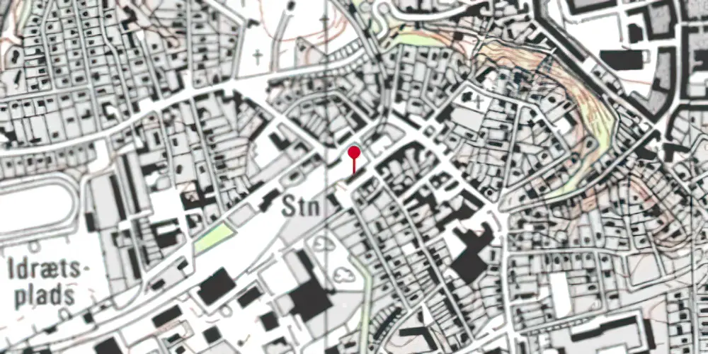 Historisk kort over Lemvig Station Historisk kort over Lemvig Station