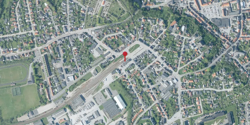 Historisk kort over Lemvig Station Historisk kort over Lemvig Station