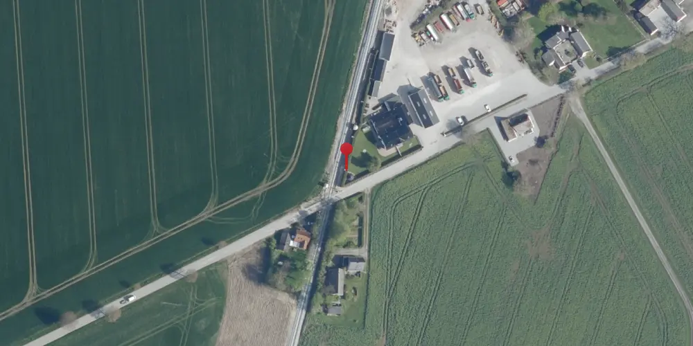 Historisk kort over Lille Linde Trinbræt Historisk kort over Lille Linde Trinbræt