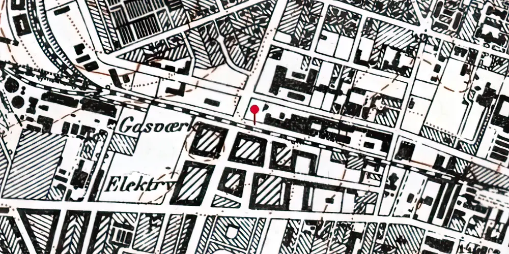 Historisk kort over Lindevang S-togstrinbræt Historisk kort over Lindevang S-togstrinbræt