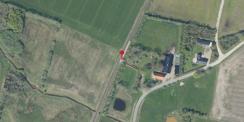 Historisk kort over Løftgård Trinbræt Historisk kort over Løftgård Trinbræt