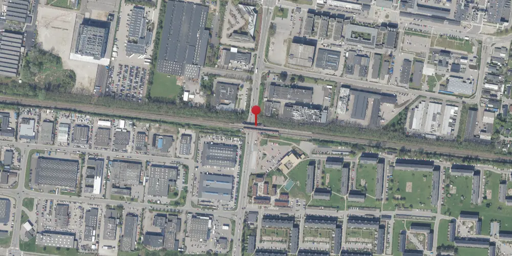 Historisk kort over Malmparken S-togstrinbræt Historisk kort over Malmparken S-togstrinbræt