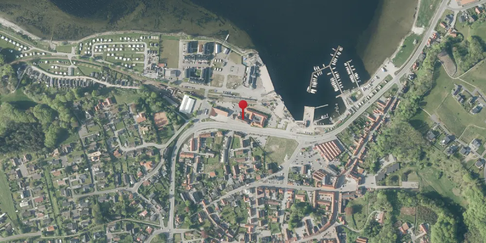 Historisk kort over Mariager Station Historisk kort over Mariager Station