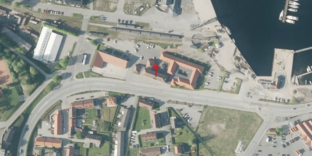 Historisk kort over Mariager Station Historisk kort over Mariager Station