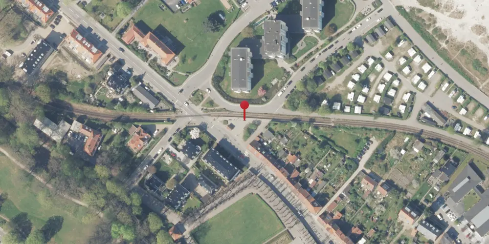 Historisk kort over Marienlyst Trinbræt