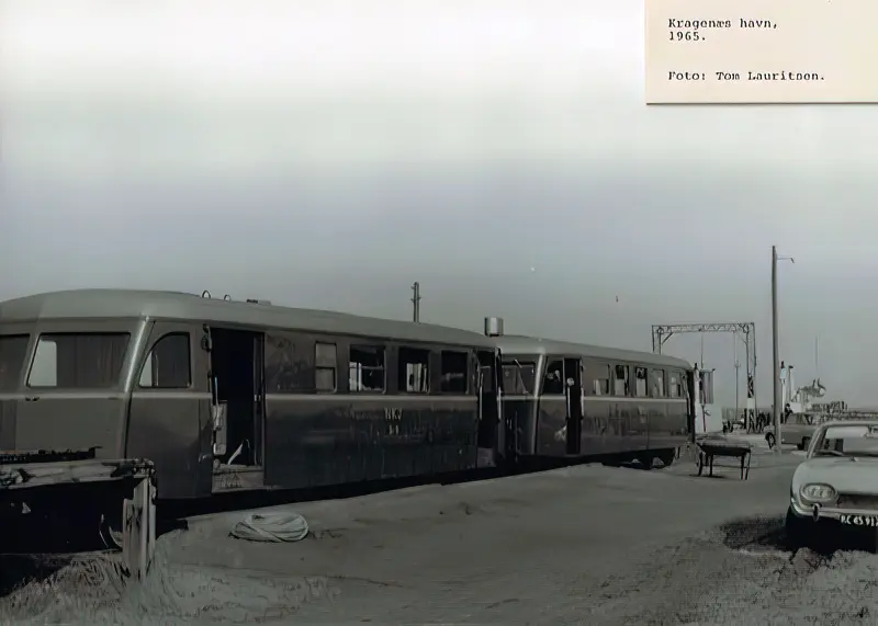 Billede af Kragenæs Station - havne sporet.