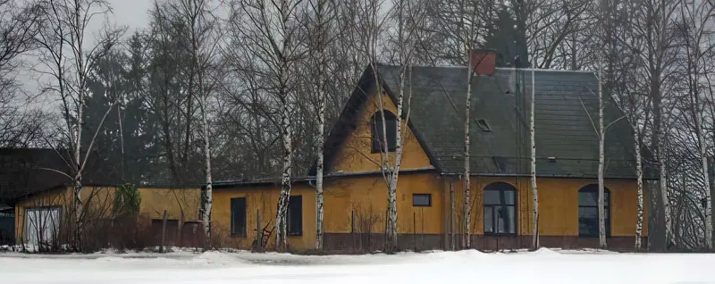 Billede af Brandelev Station - set fra banesiden. Billede af Brandelev Station - set fra banesiden.