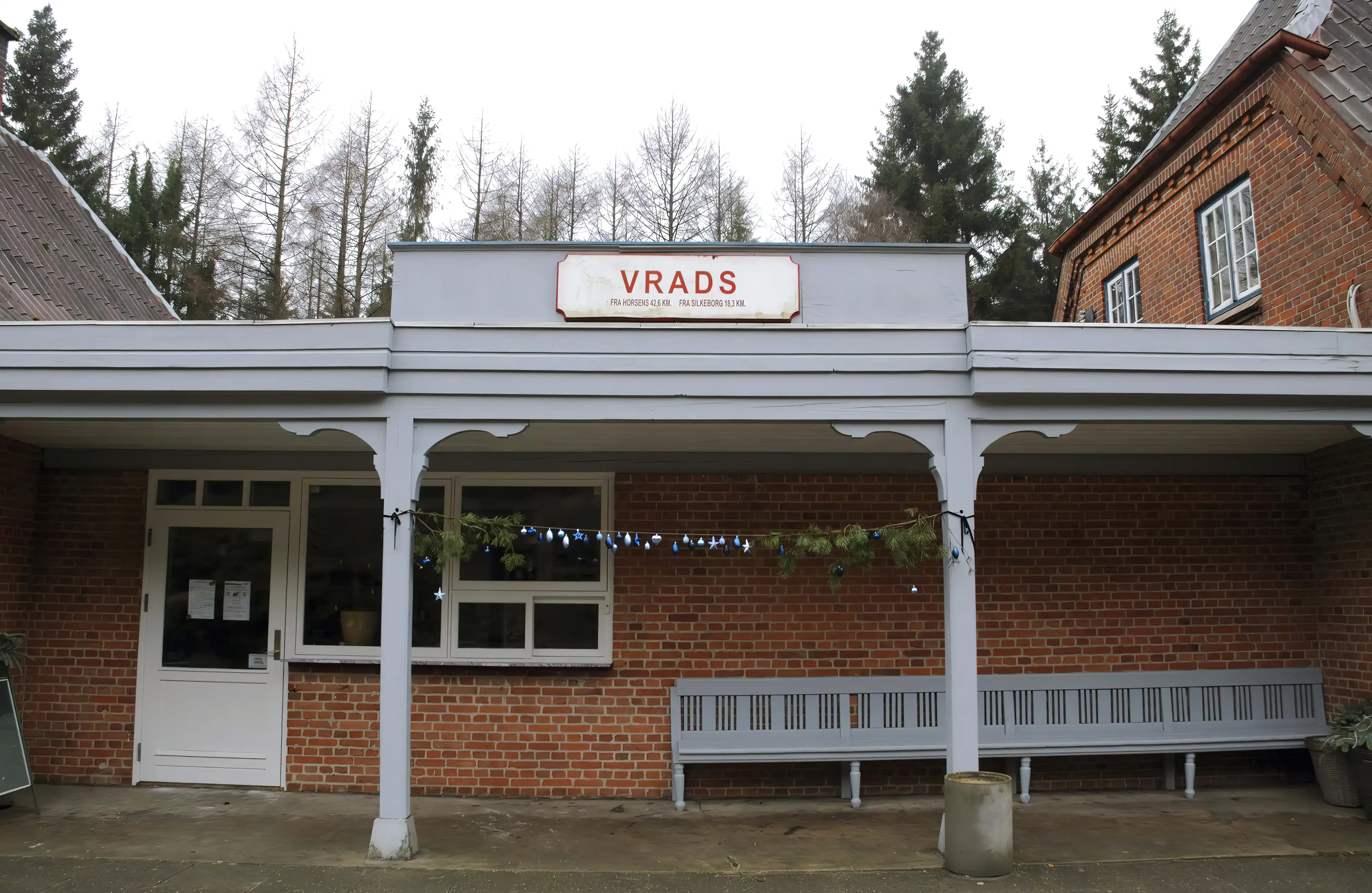 Billede af Vrads Station.