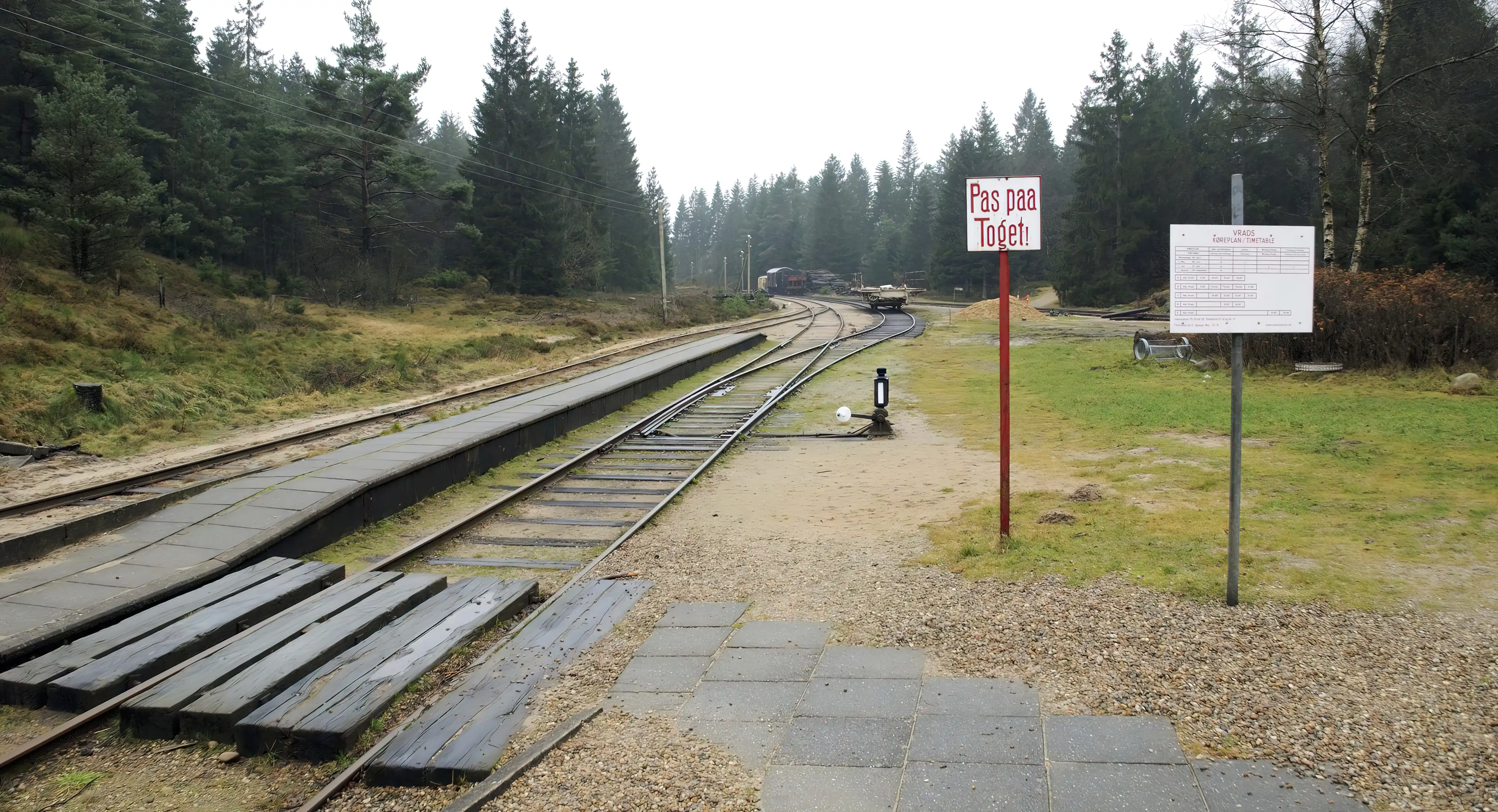 Billede af Vrads Station.