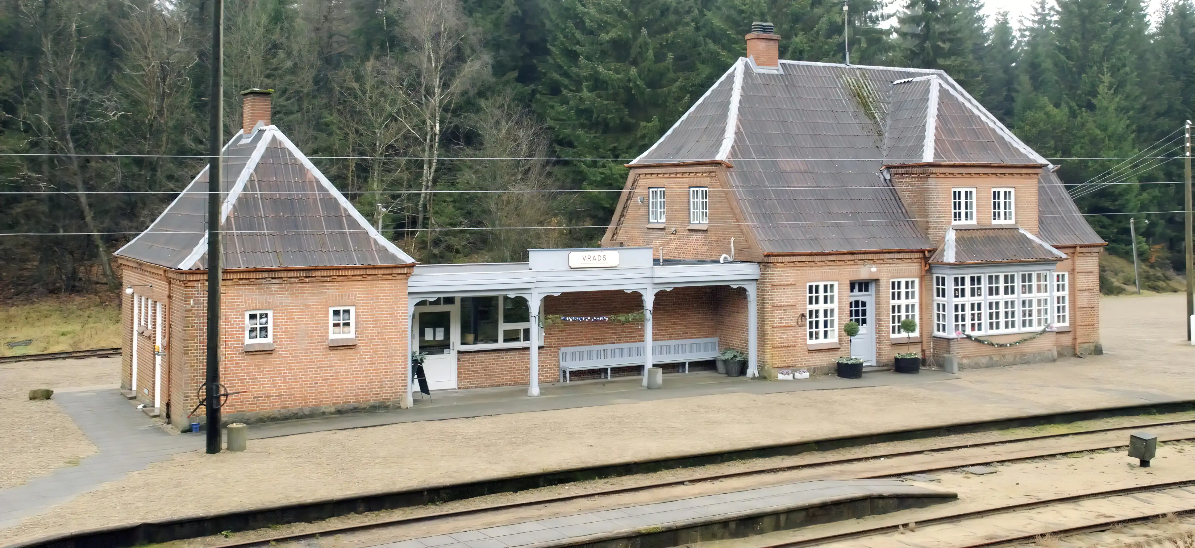 Billede af Vrads Station.