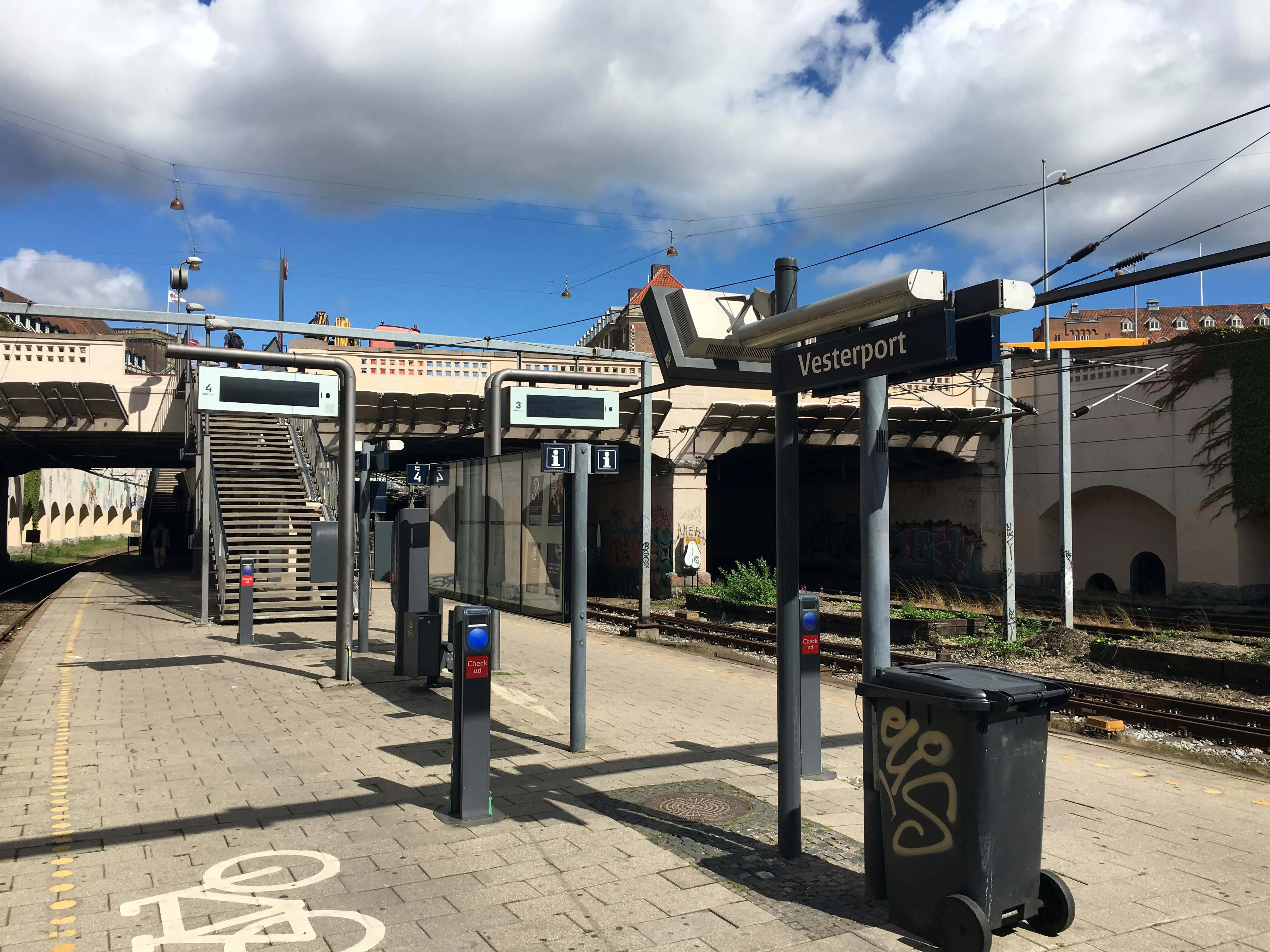 Billede af Vesterport Station.