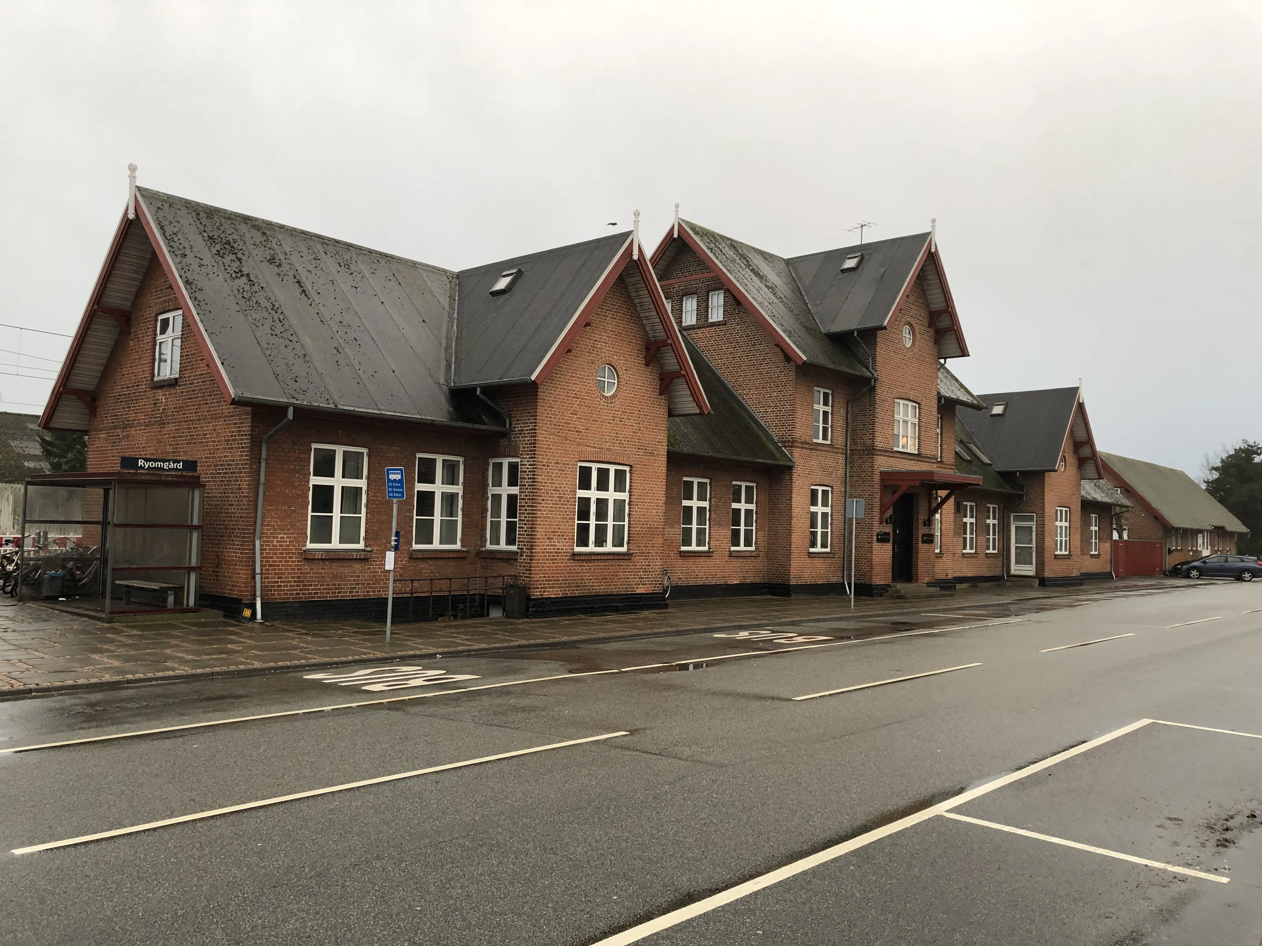 Billede af Ryomgård Station. Billede af Ryomgård Station.