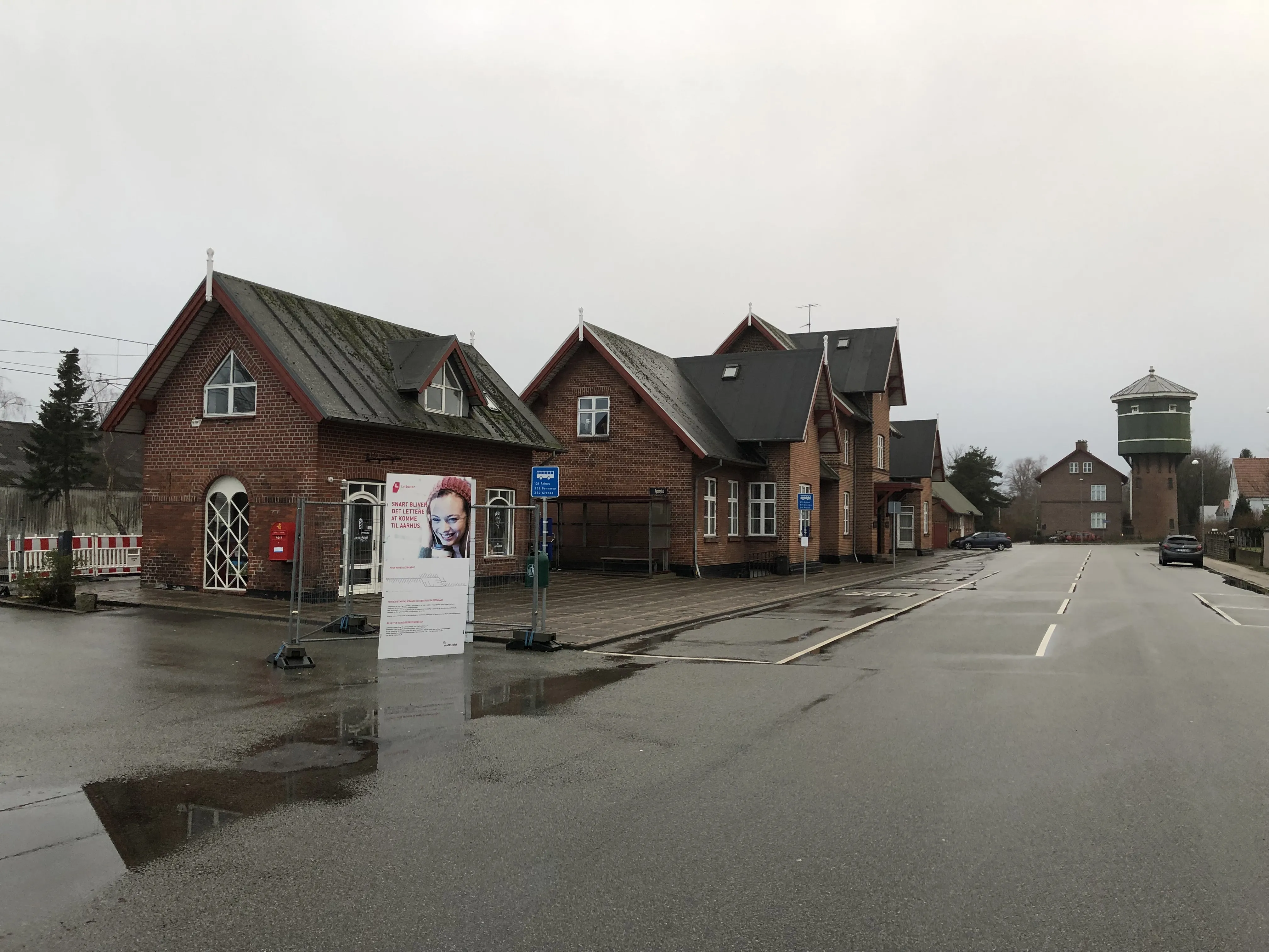 Billede af Ryomgård Station. Billede af Ryomgård Station.