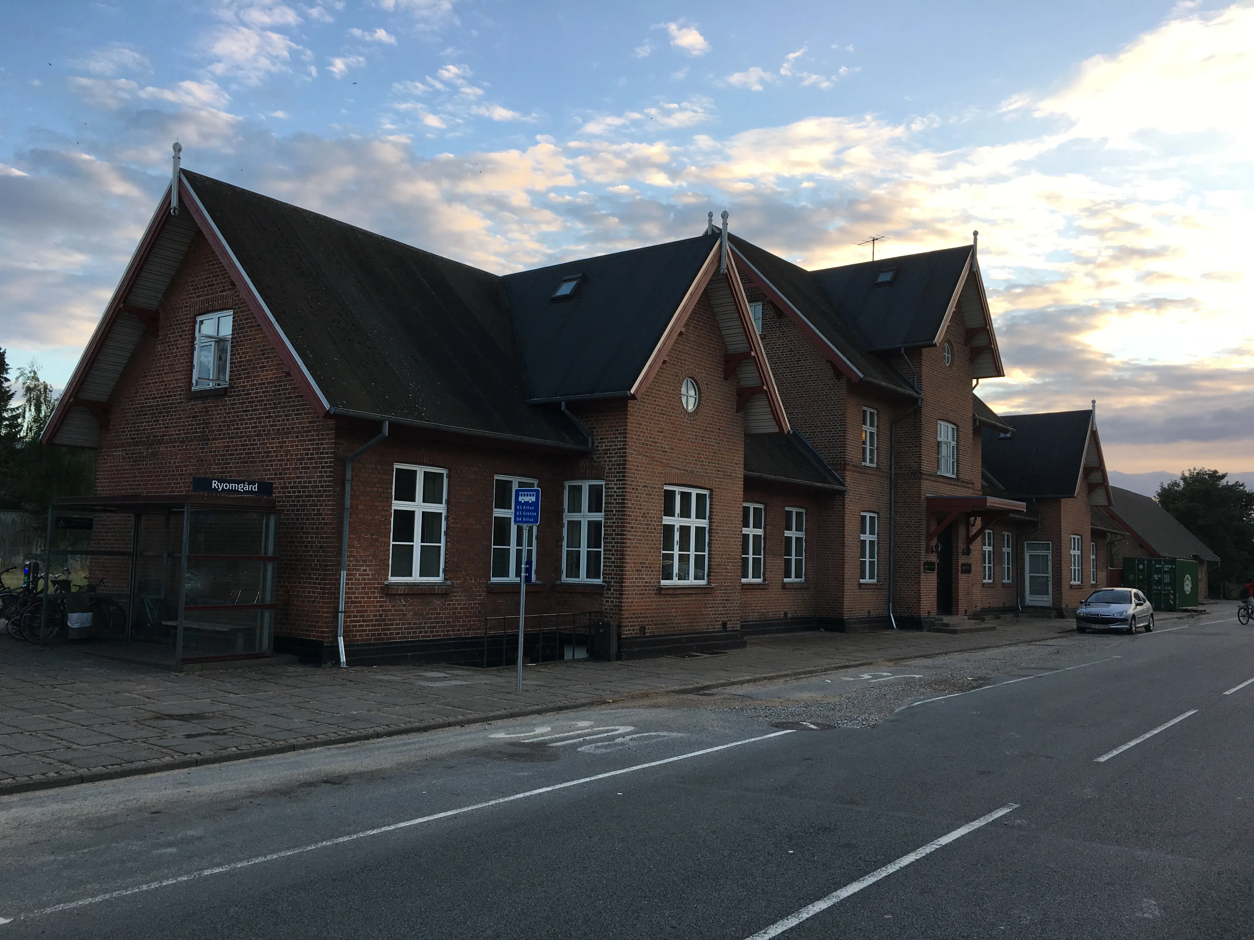 Billede af Ryomgård Station. Billede af Ryomgård Station.