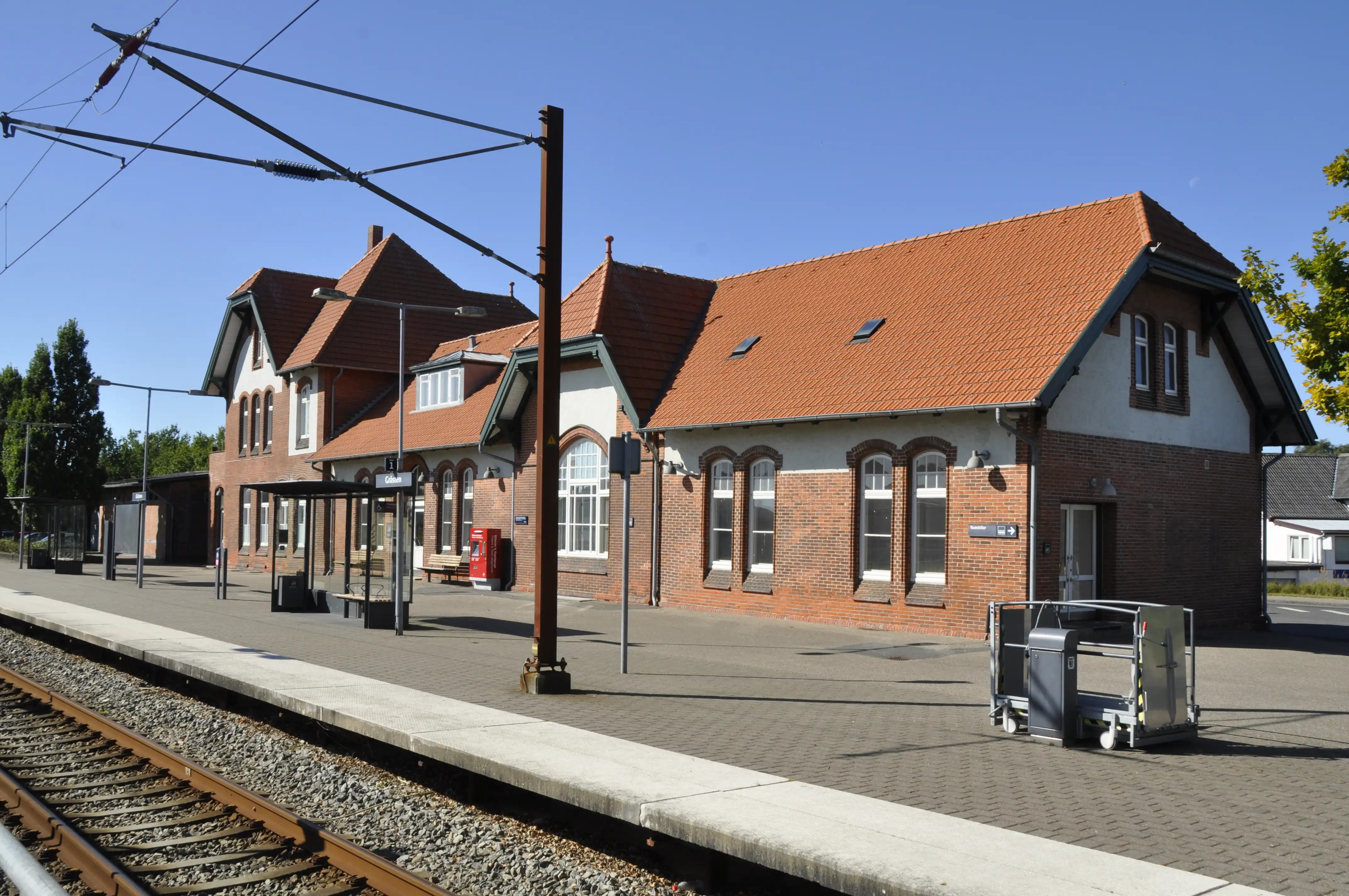 Billede af Gråsten Station. Billede af Gråsten Station.