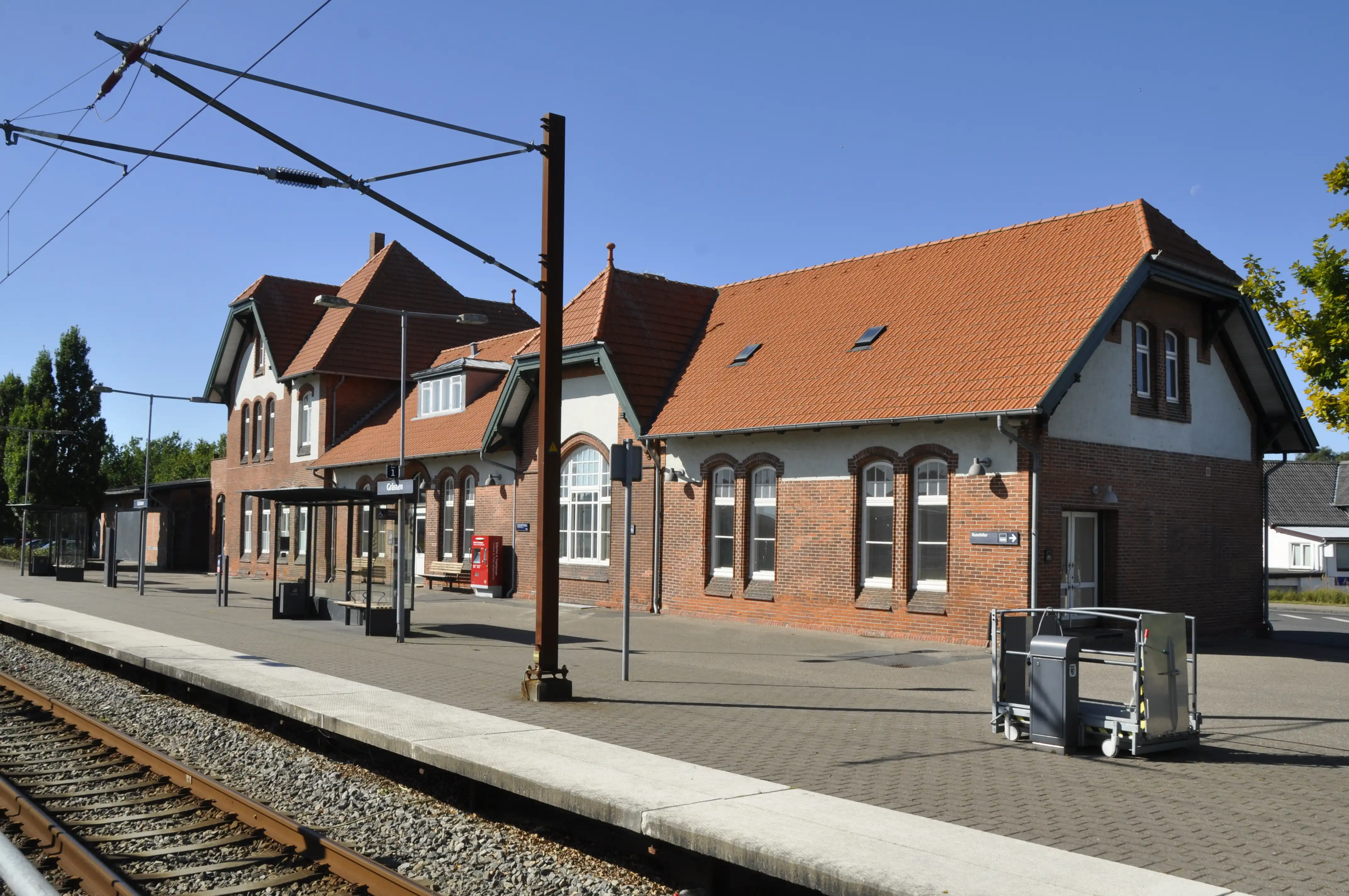 Billede af Gråsten Station. Billede af Gråsten Station.