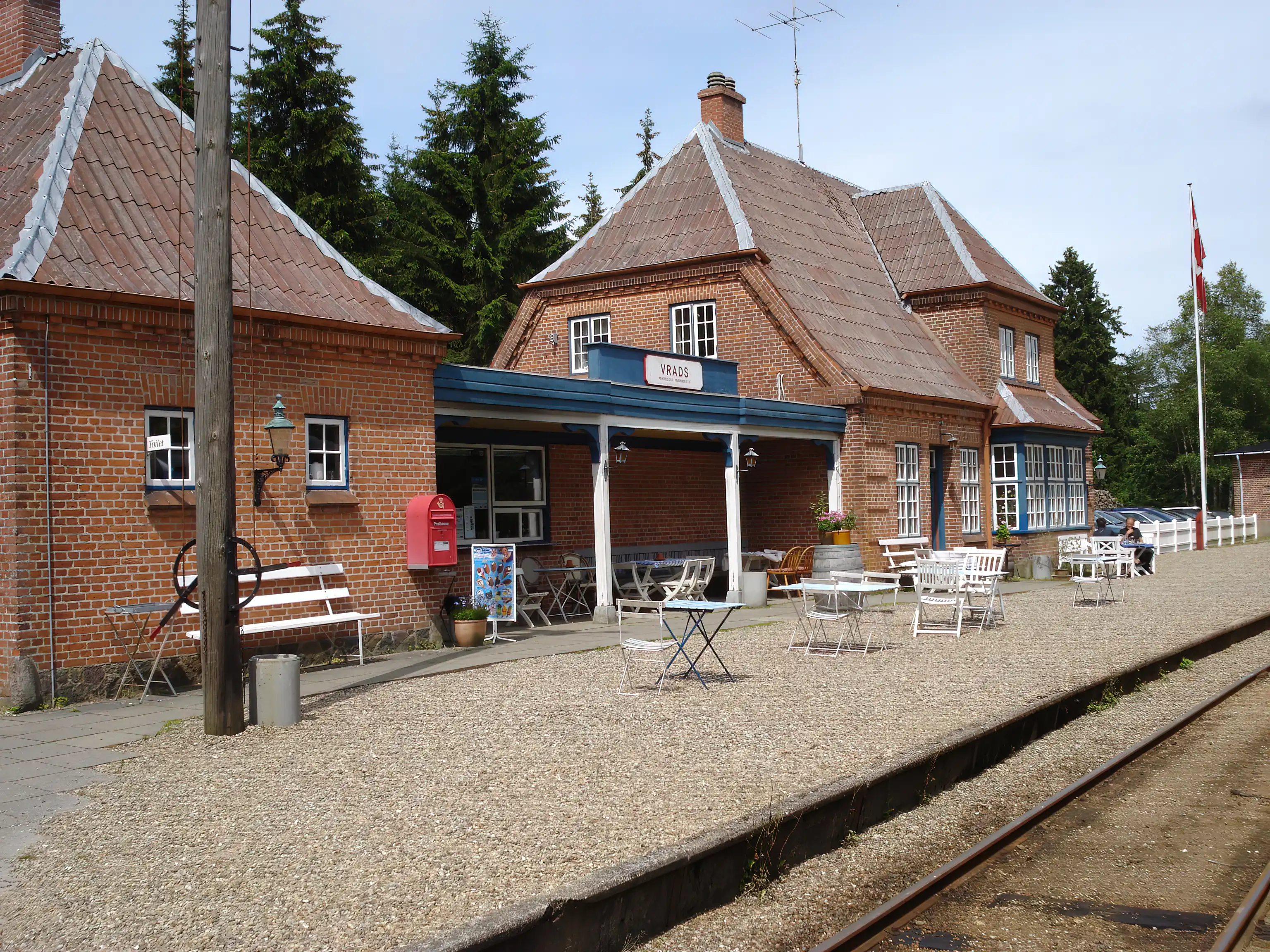 Billede af Vrads Station.