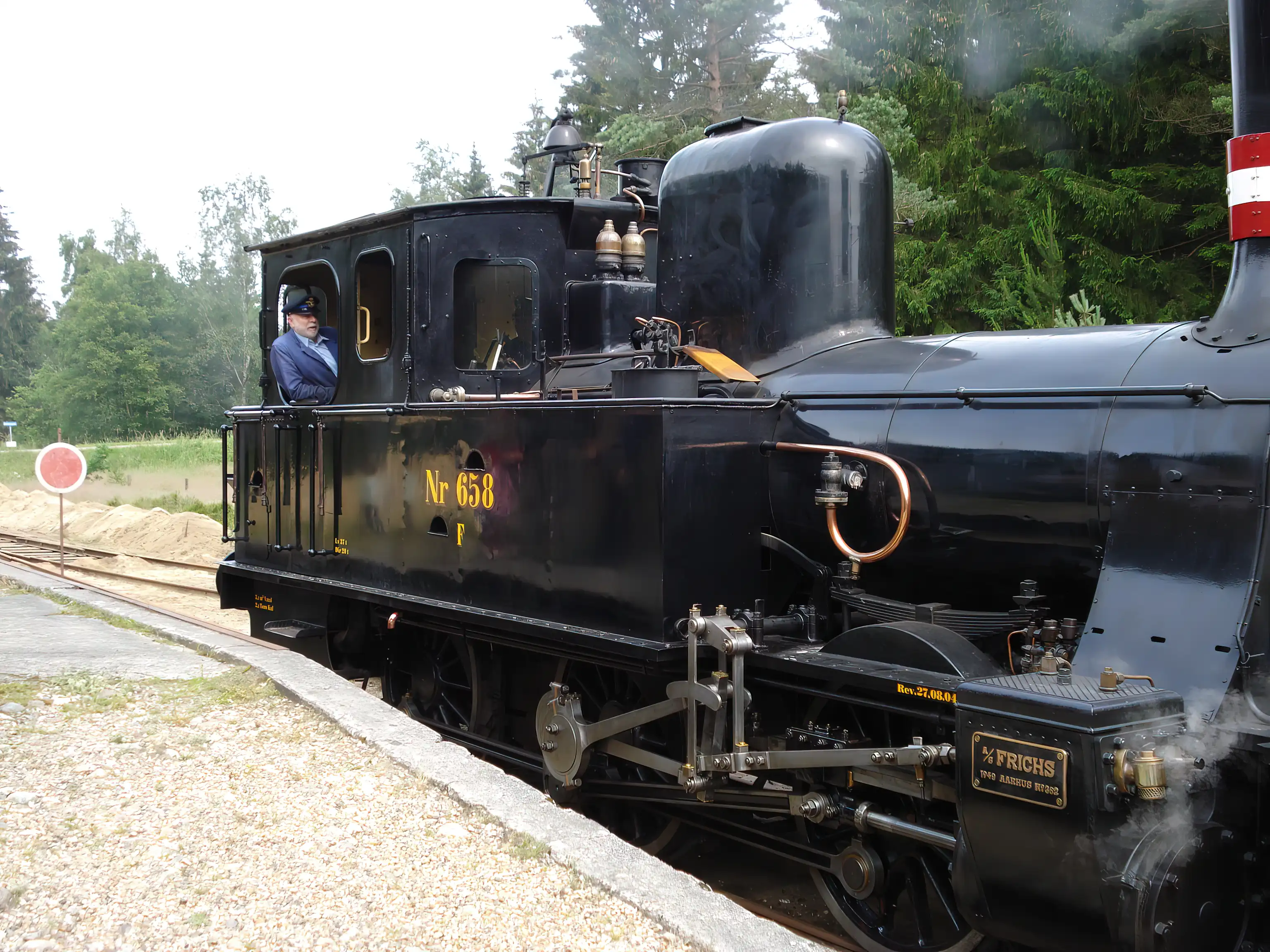 Billede af Vrads Station.