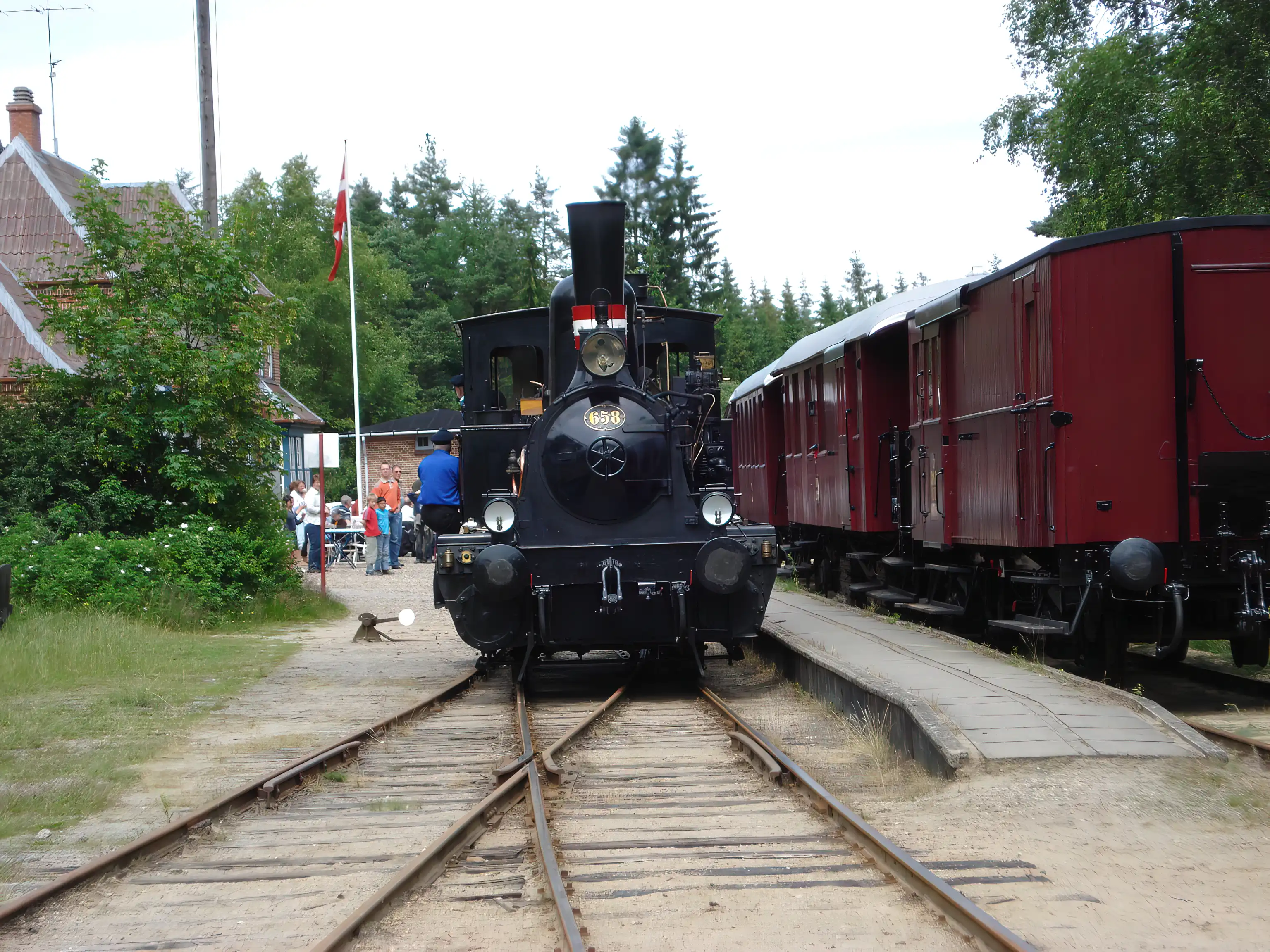 Billede af Vrads Station.