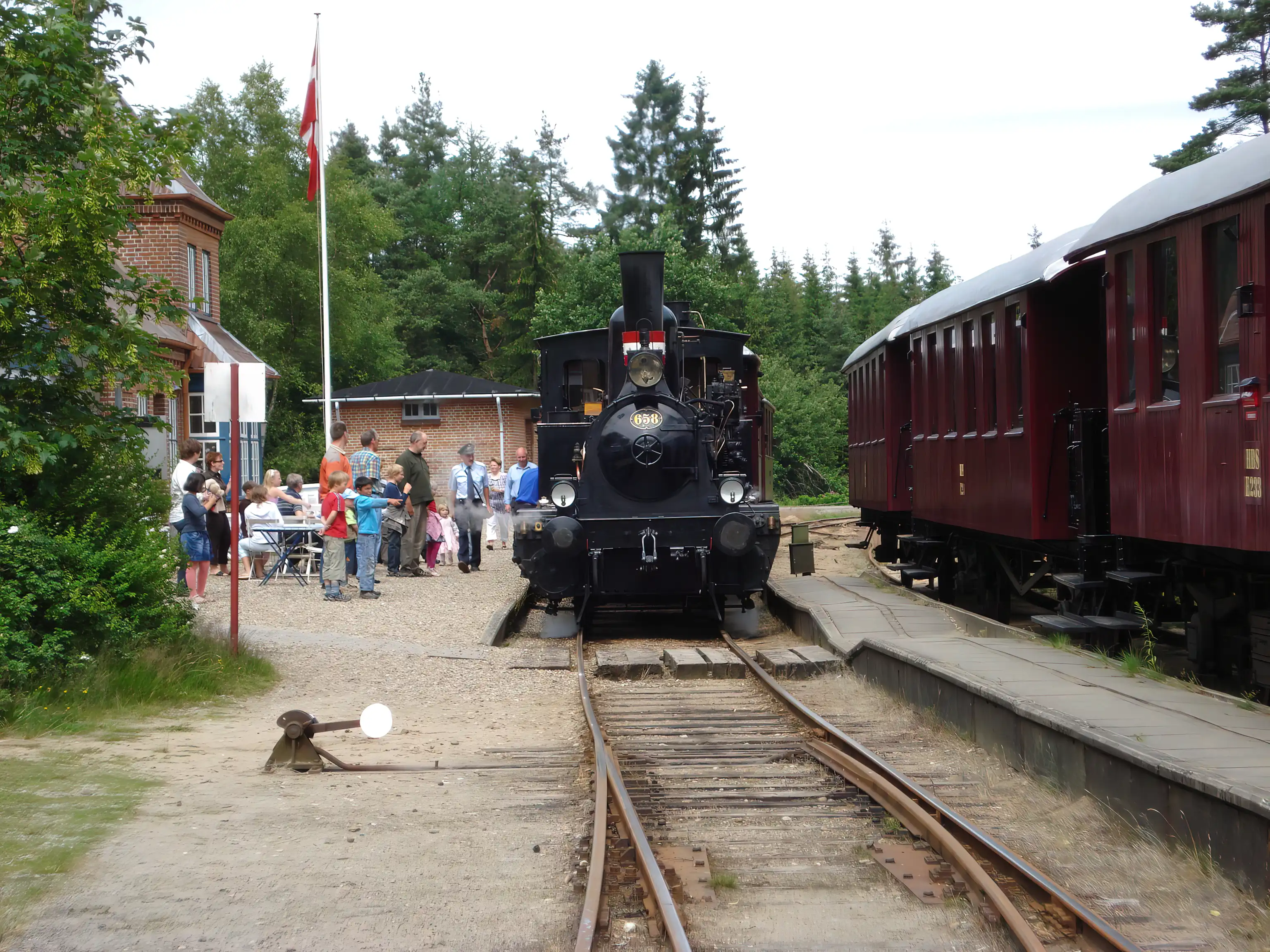 Billede af Vrads Station.