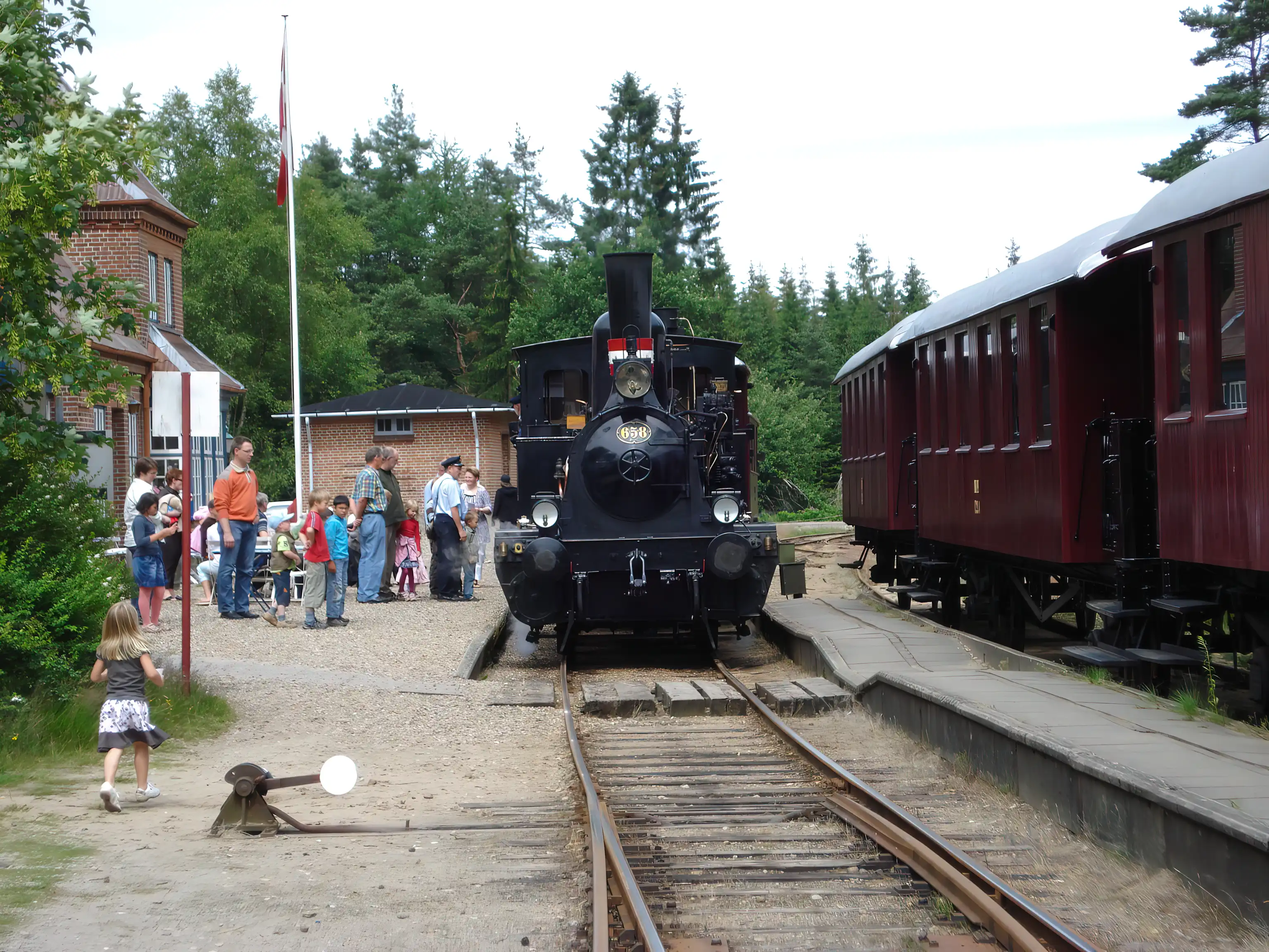 Billede af Vrads Station.