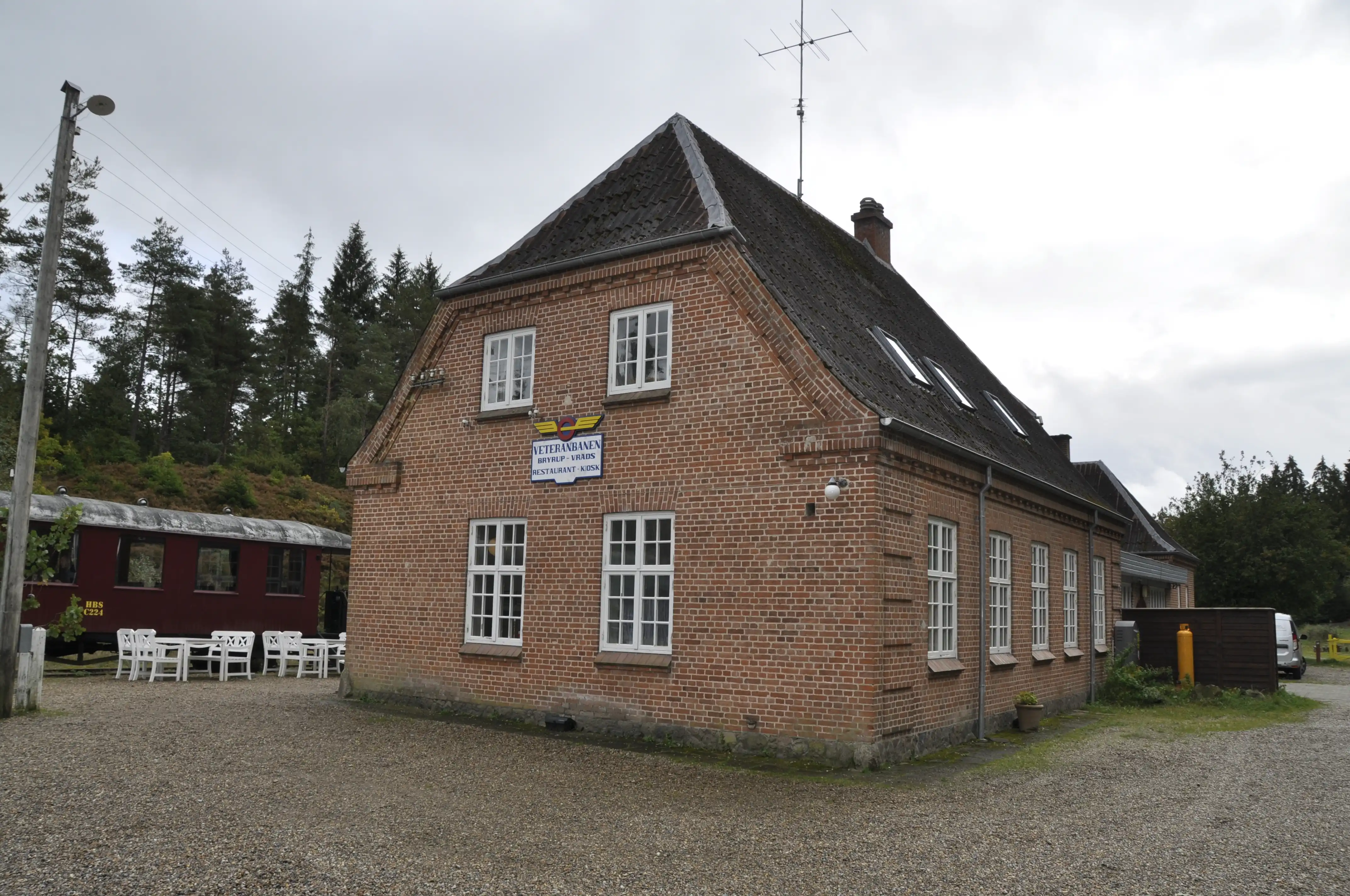 Billede af Vrads Station.