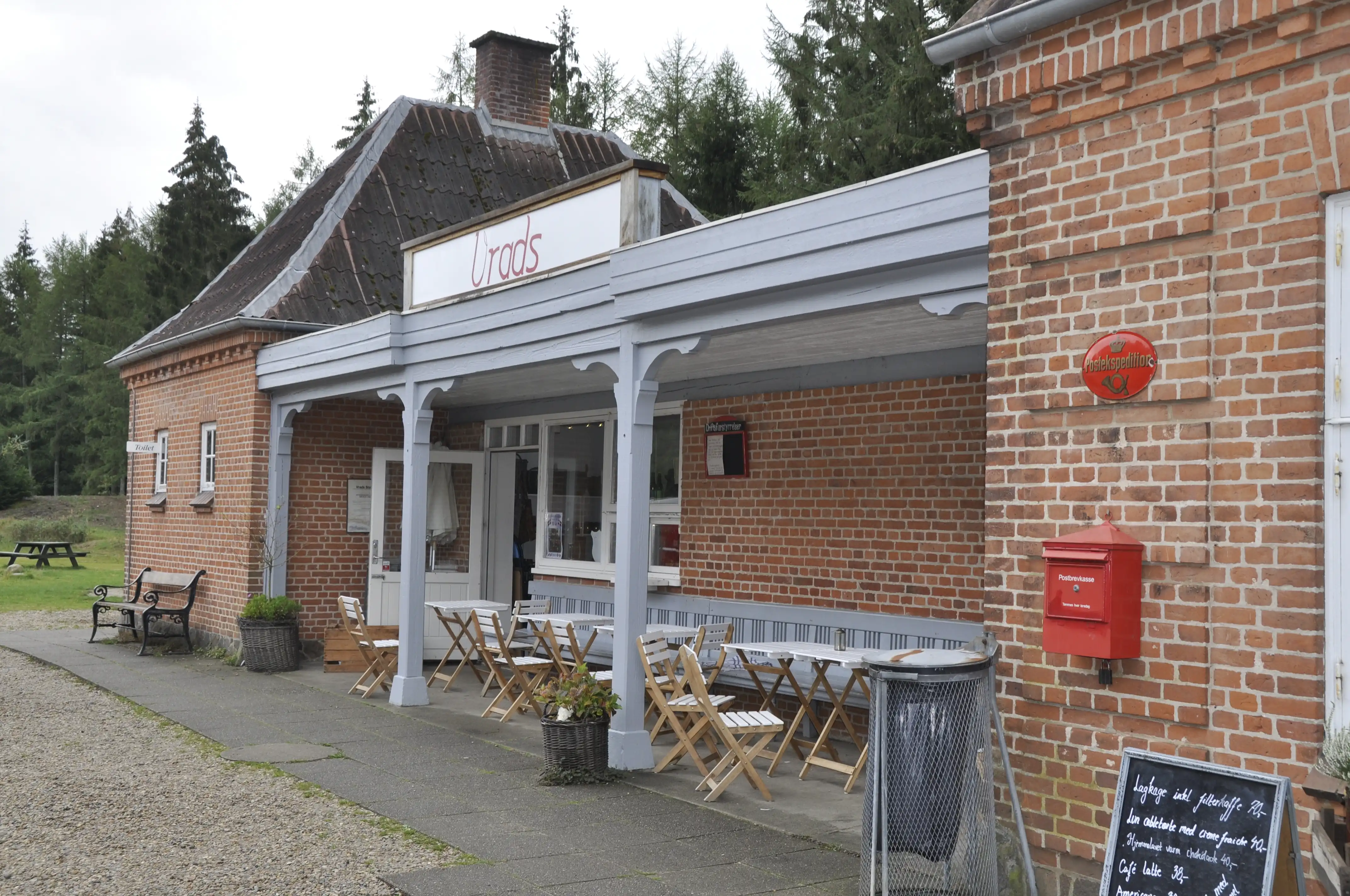 Billede af Vrads Station.