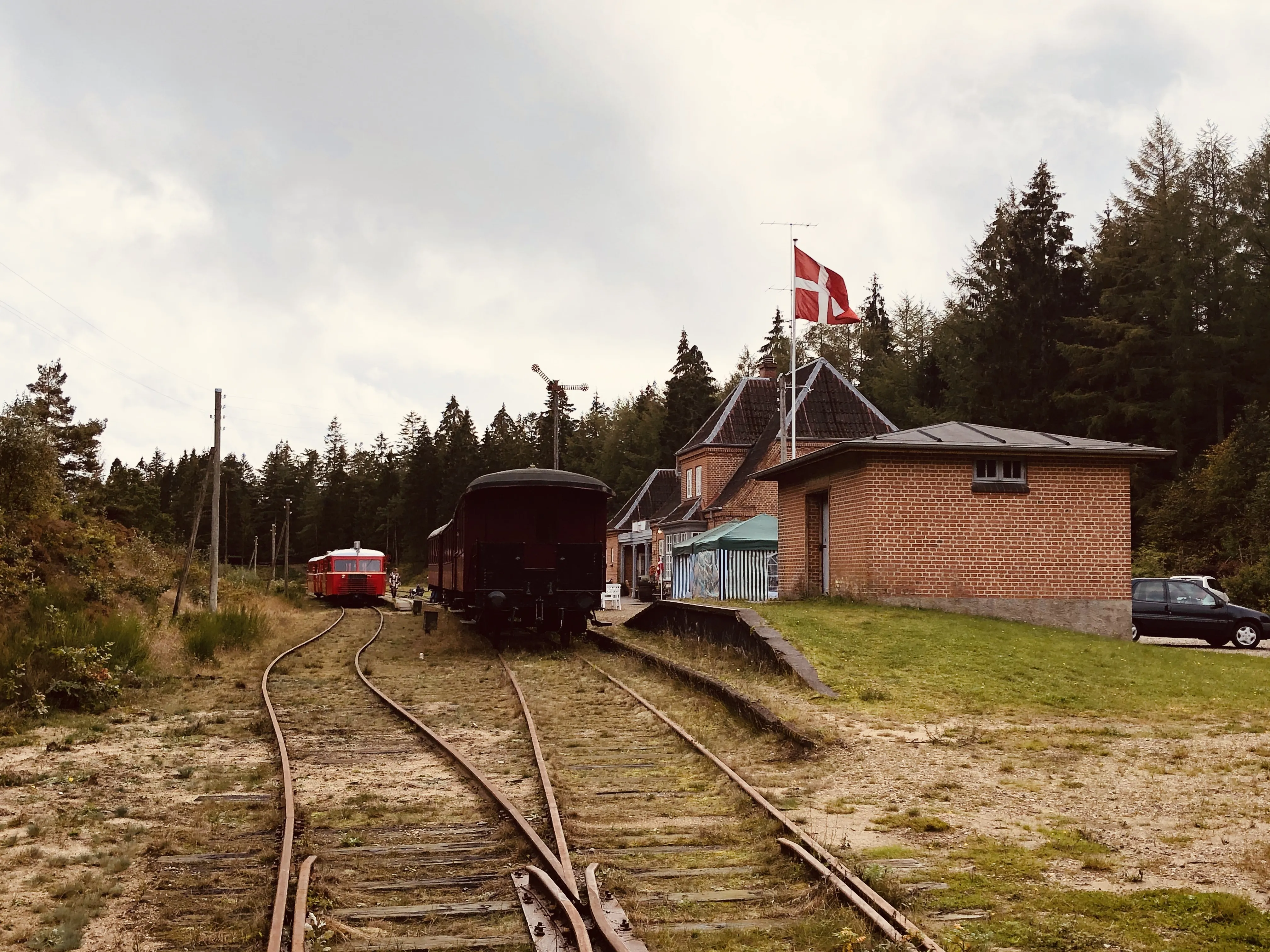 Billede af Vrads Station.