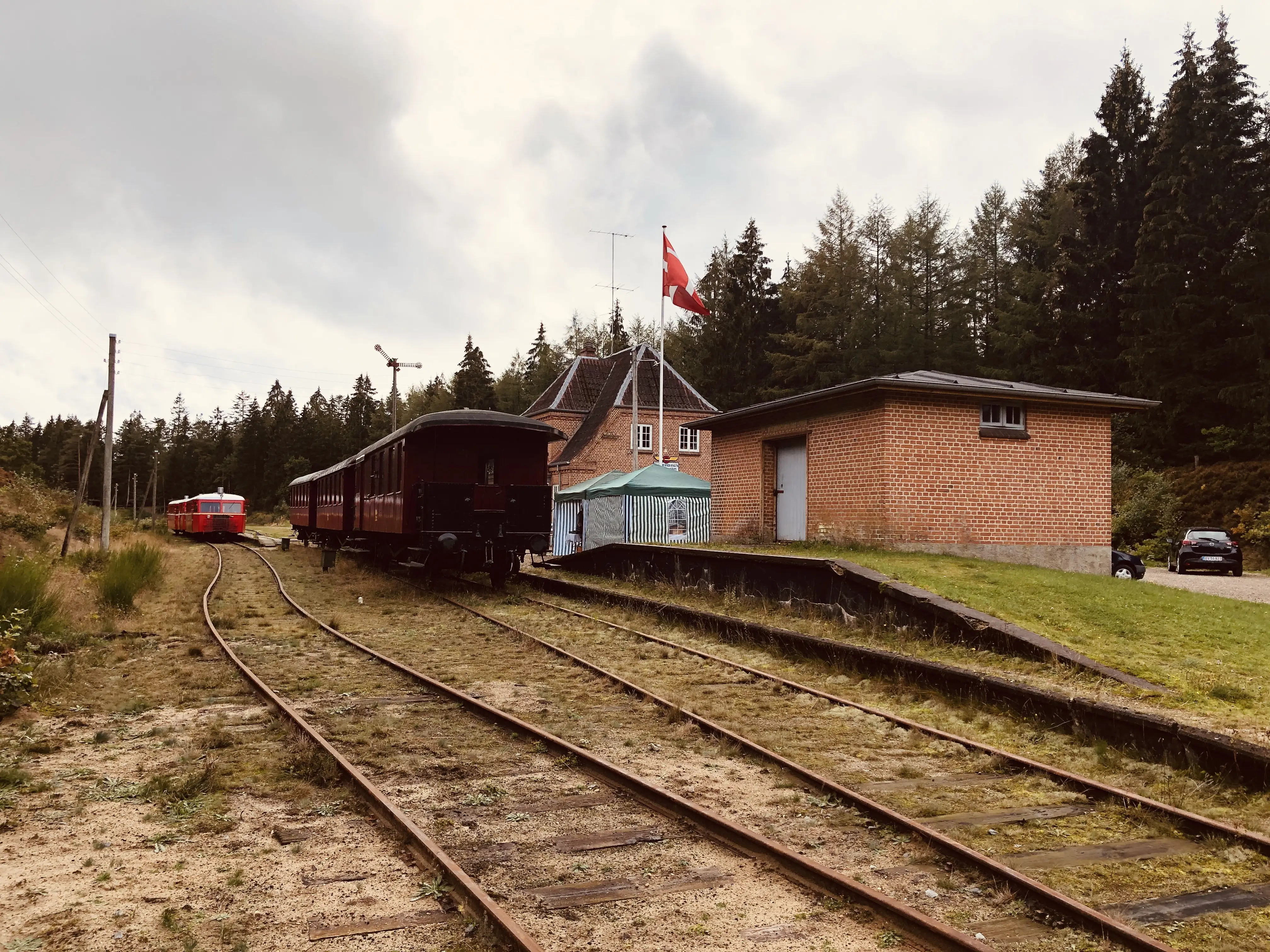 Billede af Vrads Station.