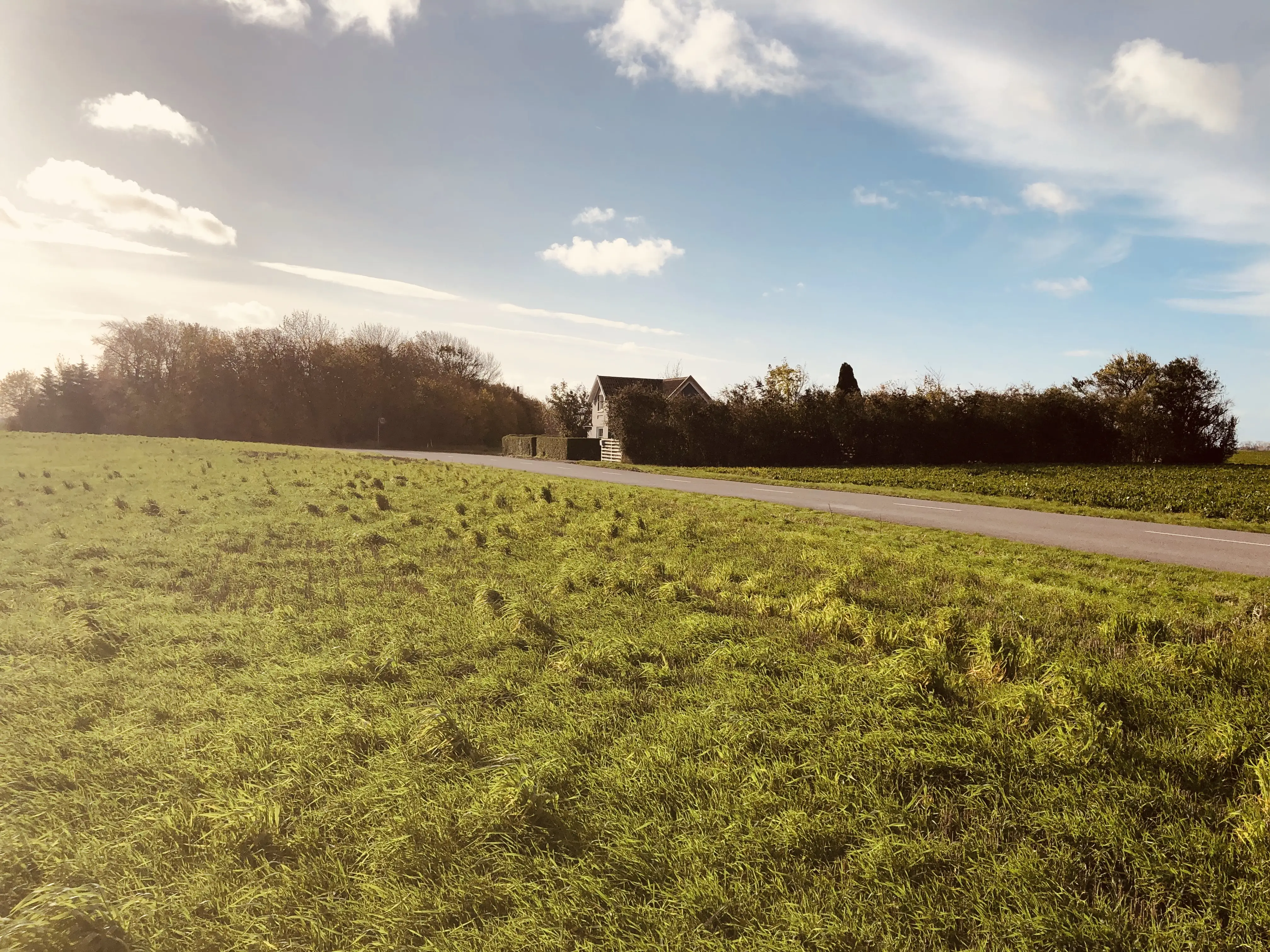 Billede af Græshave Trinbræt, som lå på venstre side af vejen og ca. 50 meter på denne side af huset. Billede af Græshave Trinbræt, som lå på venstre side af vejen og ca. 50 meter på denne side af huset.