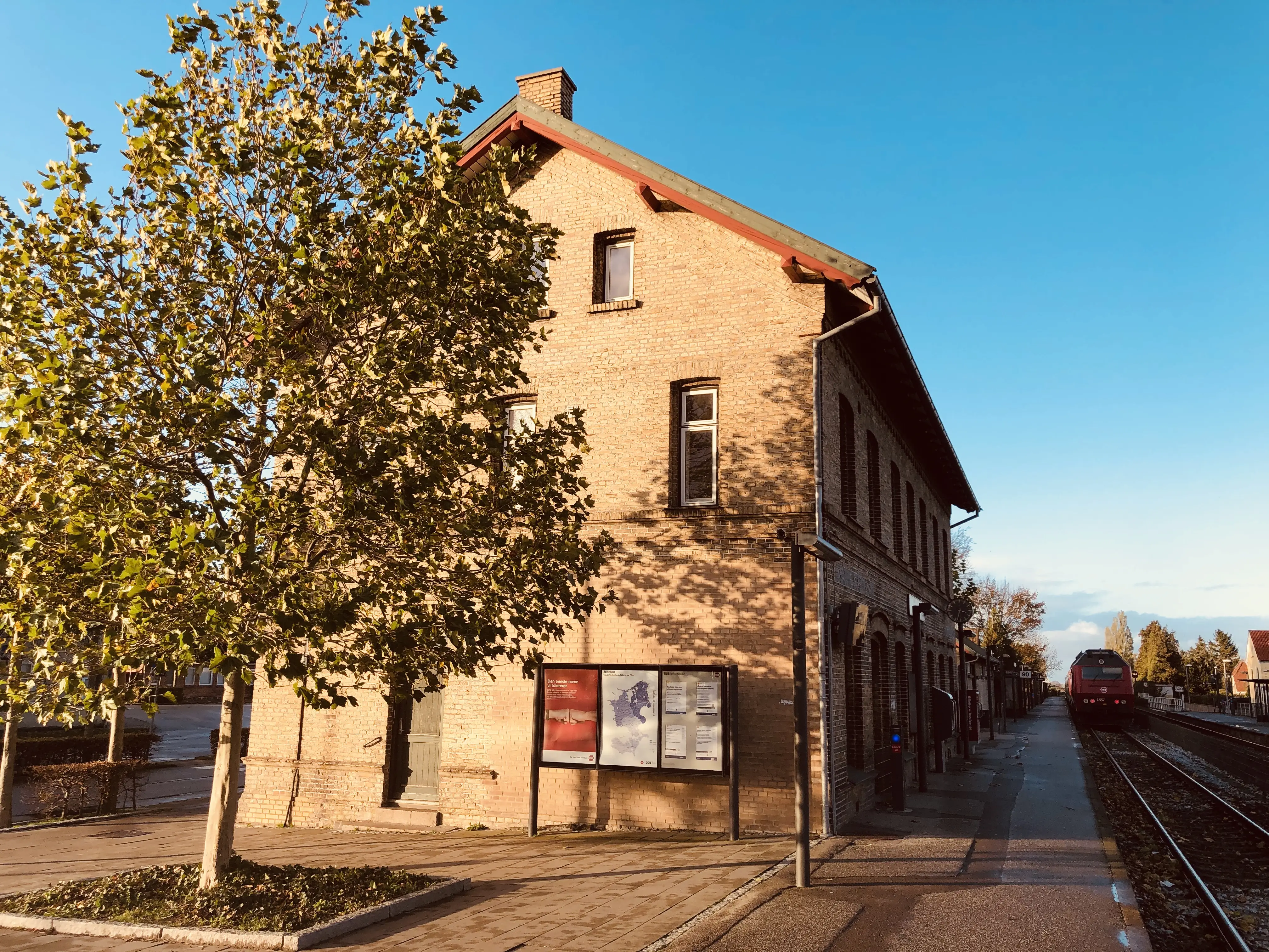 Billede af Nørre Alslev Station.