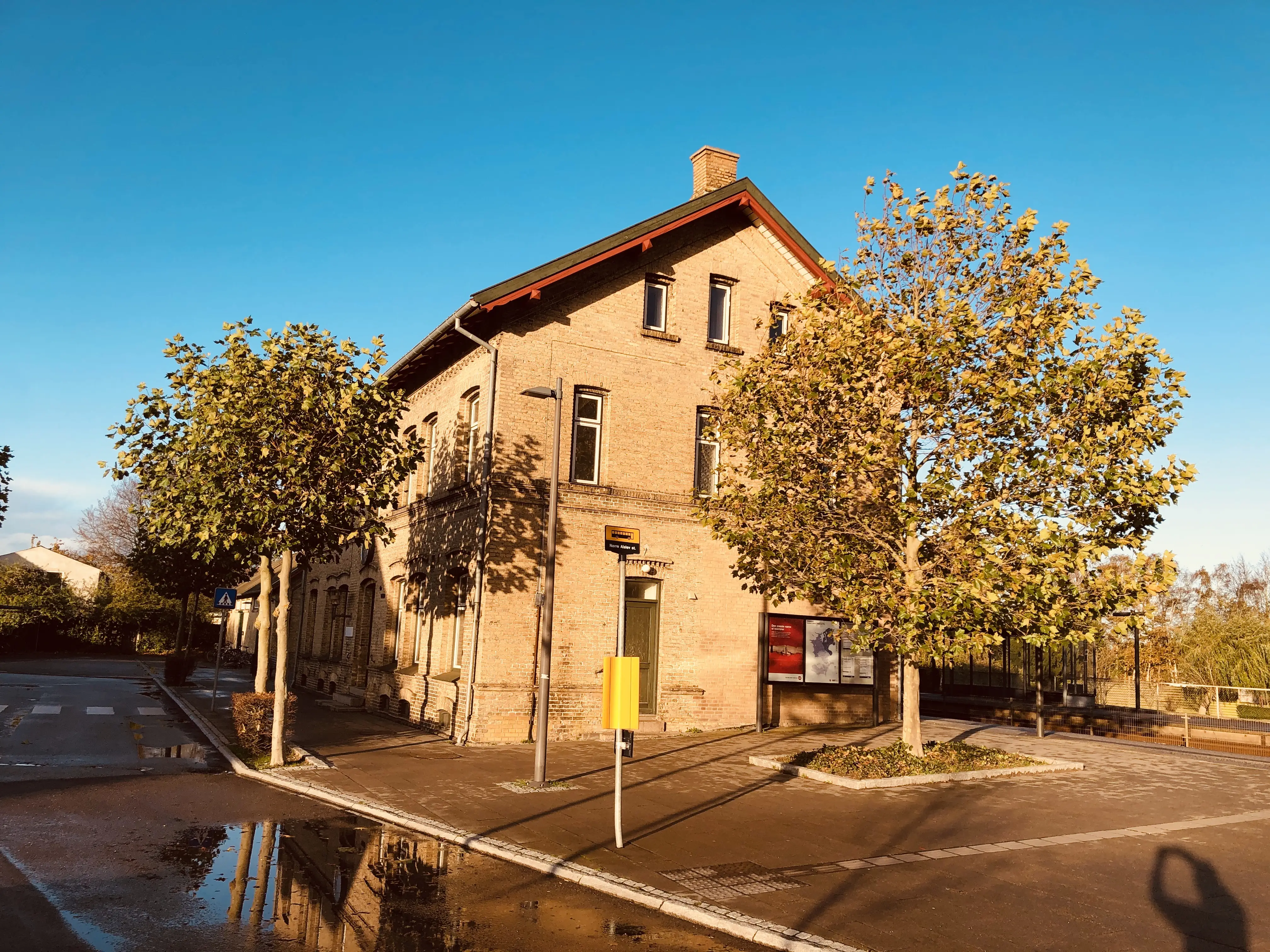 Billede af Nørre Alslev Station.