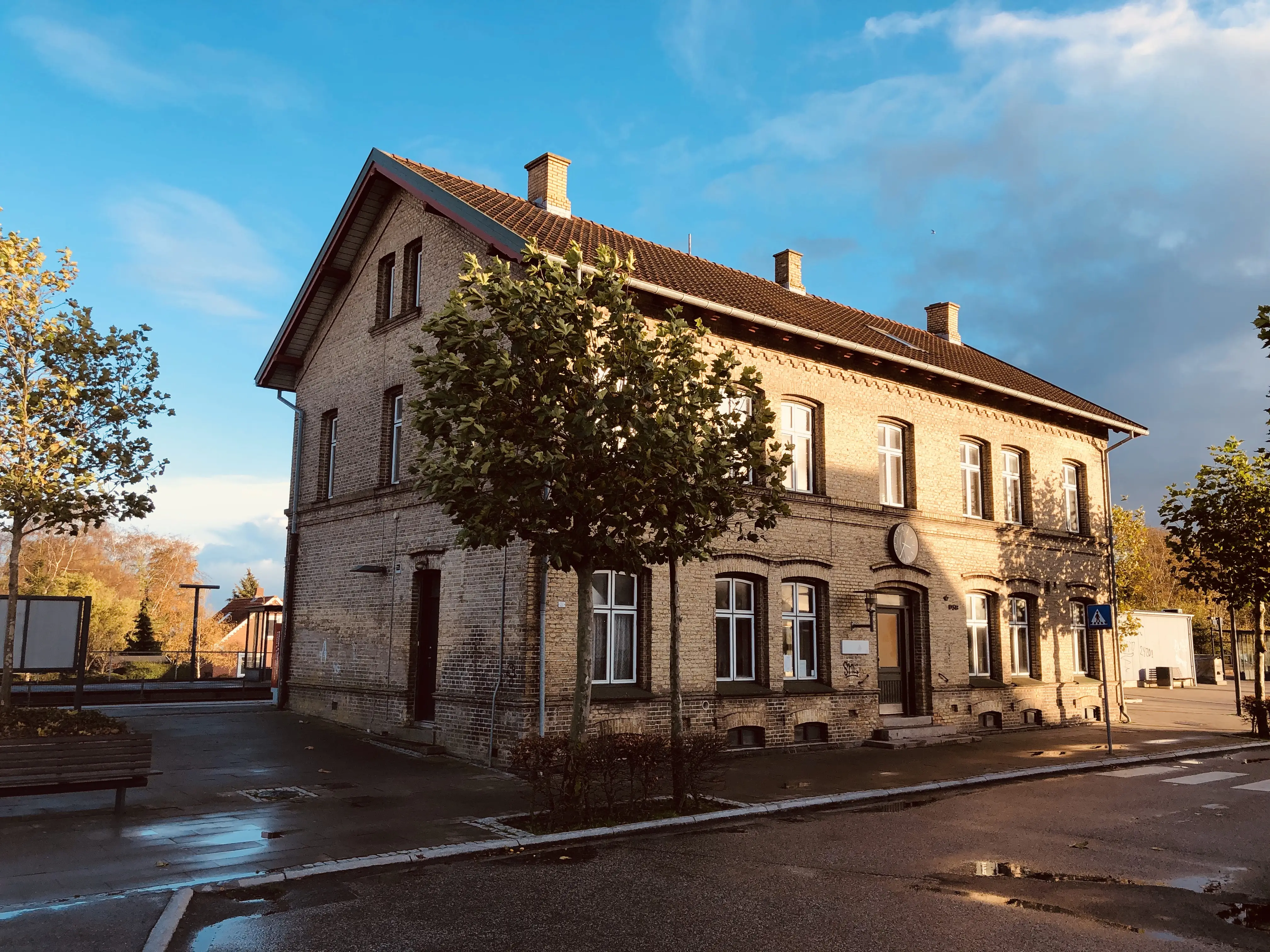 Billede af Nørre Alslev Station.