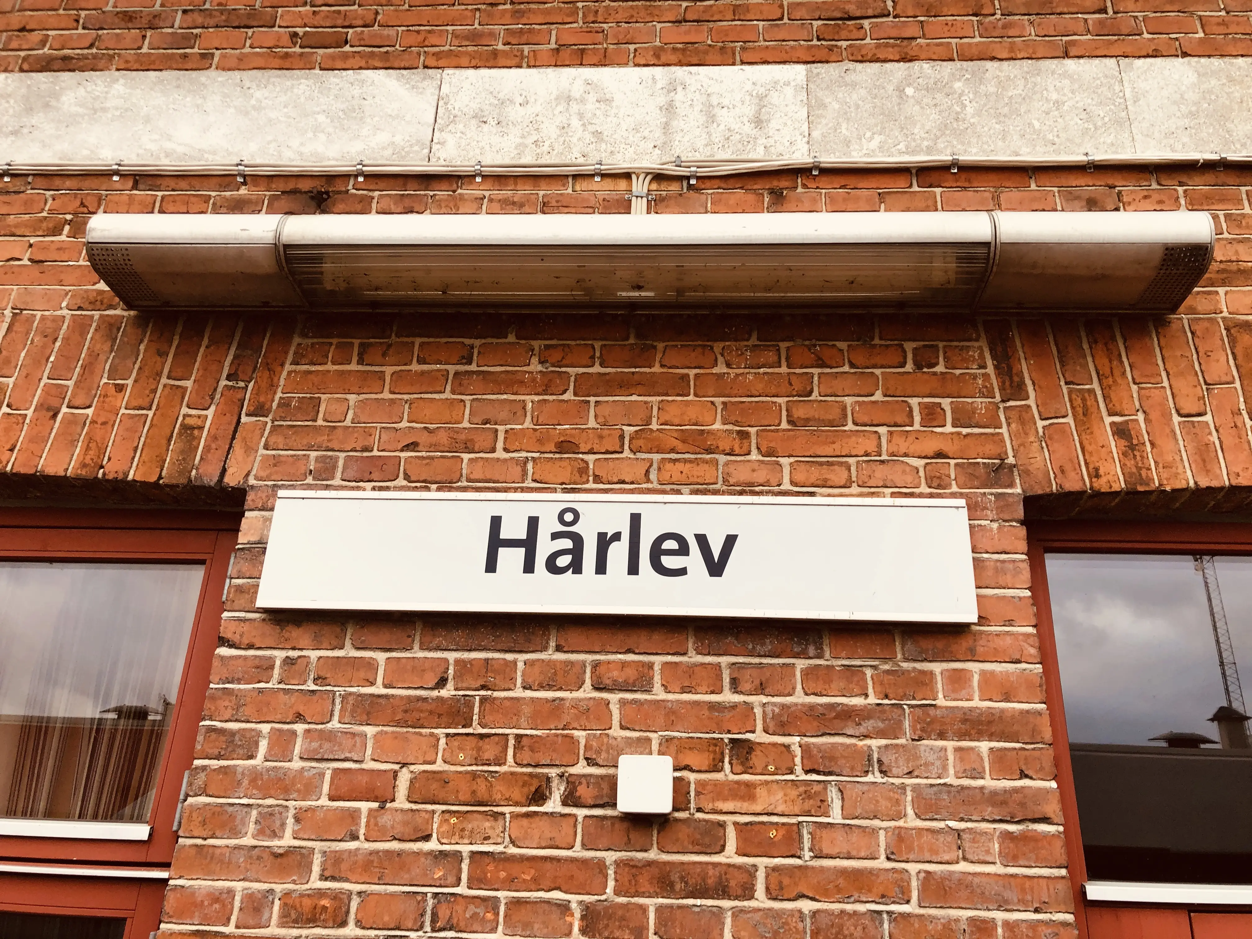 Billede af Hårlev Station.