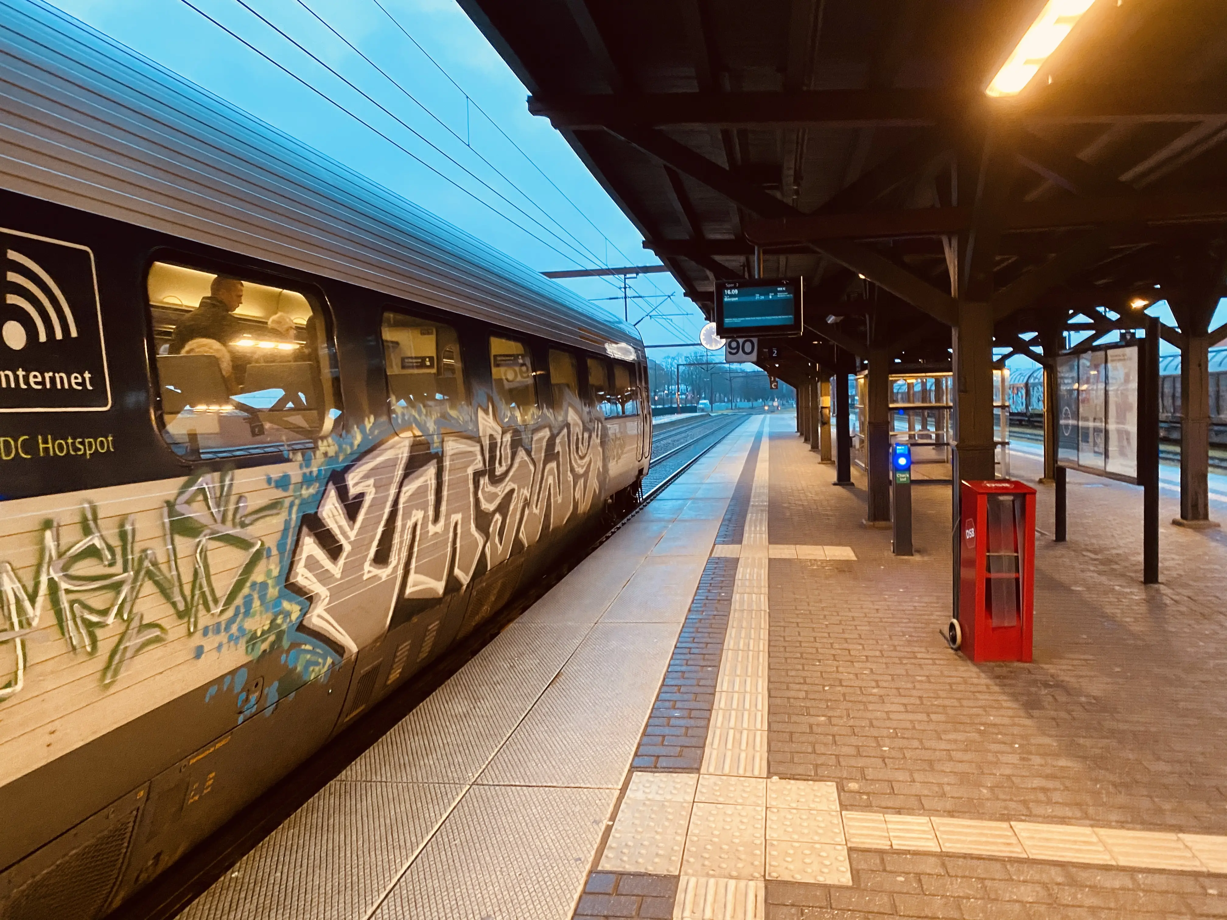 Billede af Kolding Banegård. Billede af Kolding Banegård.