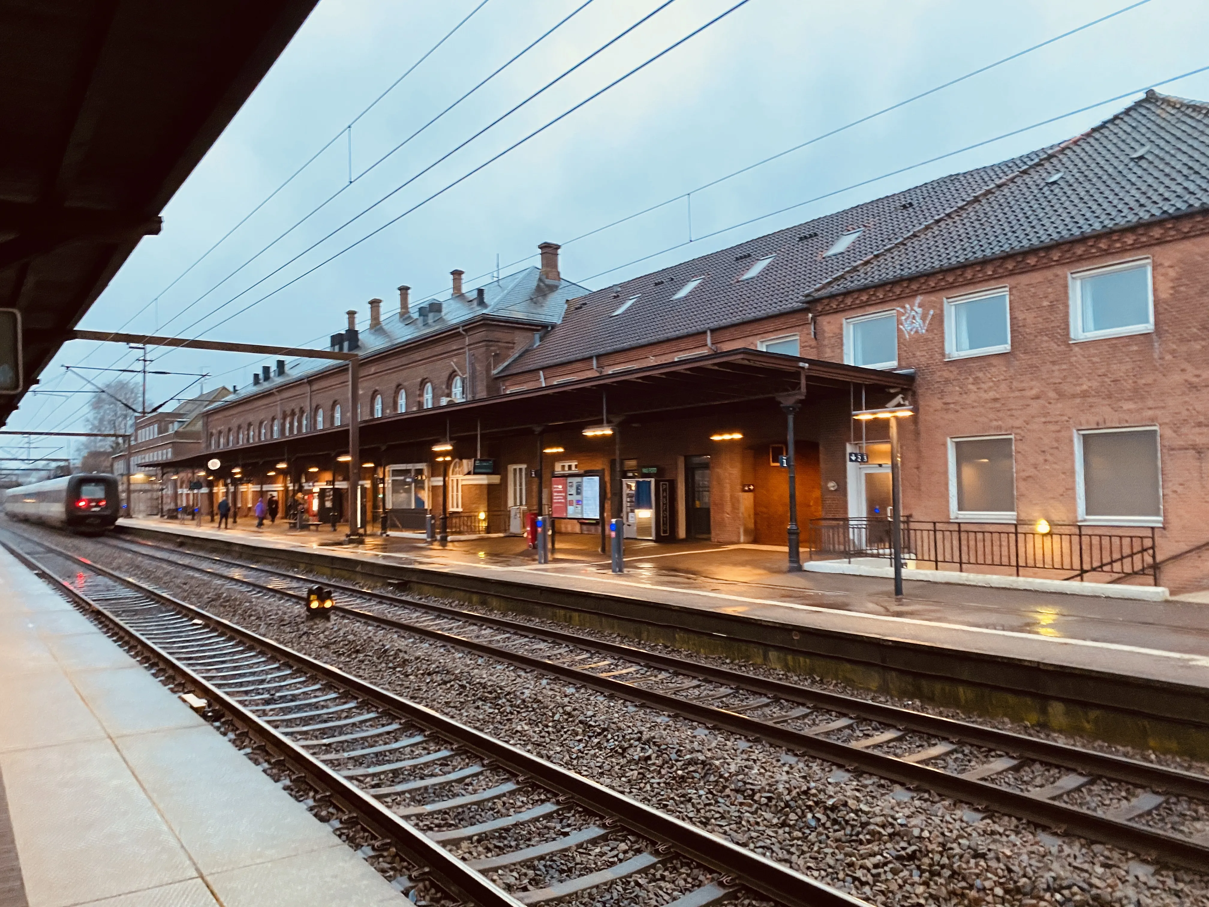 Billede af Kolding Banegård. Billede af Kolding Banegård.